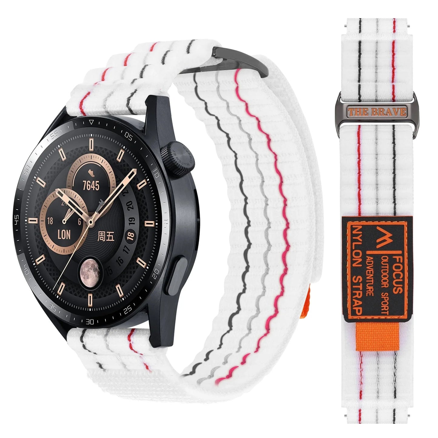 Polar Trail Loop Nylon Watch Band For Smartwatch - Durable Comfort BandsCo Straps