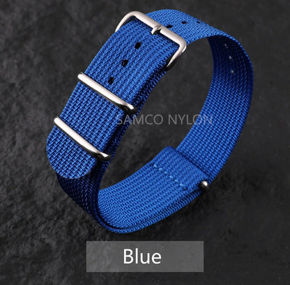 COROS Nylon Ribbed Watch Band For Smartwatch - Military Washable Strap BandsCo Straps