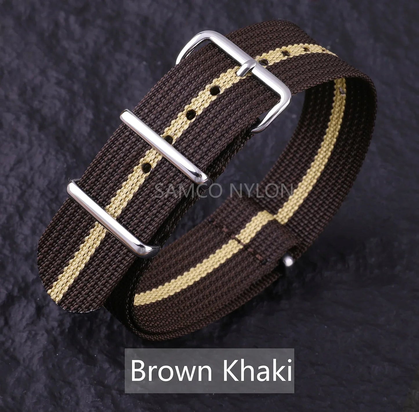 COROS Nylon Ribbed Watch Band For Smartwatch - Military Washable Strap BandsCo Straps