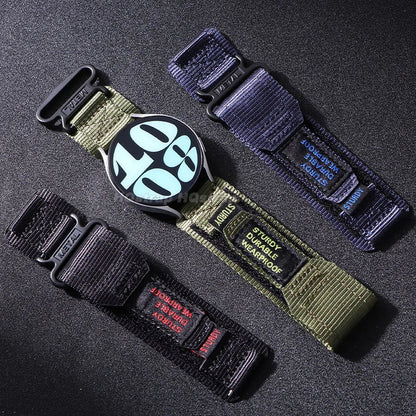OnePlus Smartwatch Nylon Canvas Sport Band Replacement Wristband BandsCo Straps
