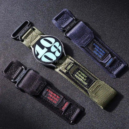 Amazfit Nylon Strap Canvas Watch Band Outdoor Sport Waterproof BandsCo Straps