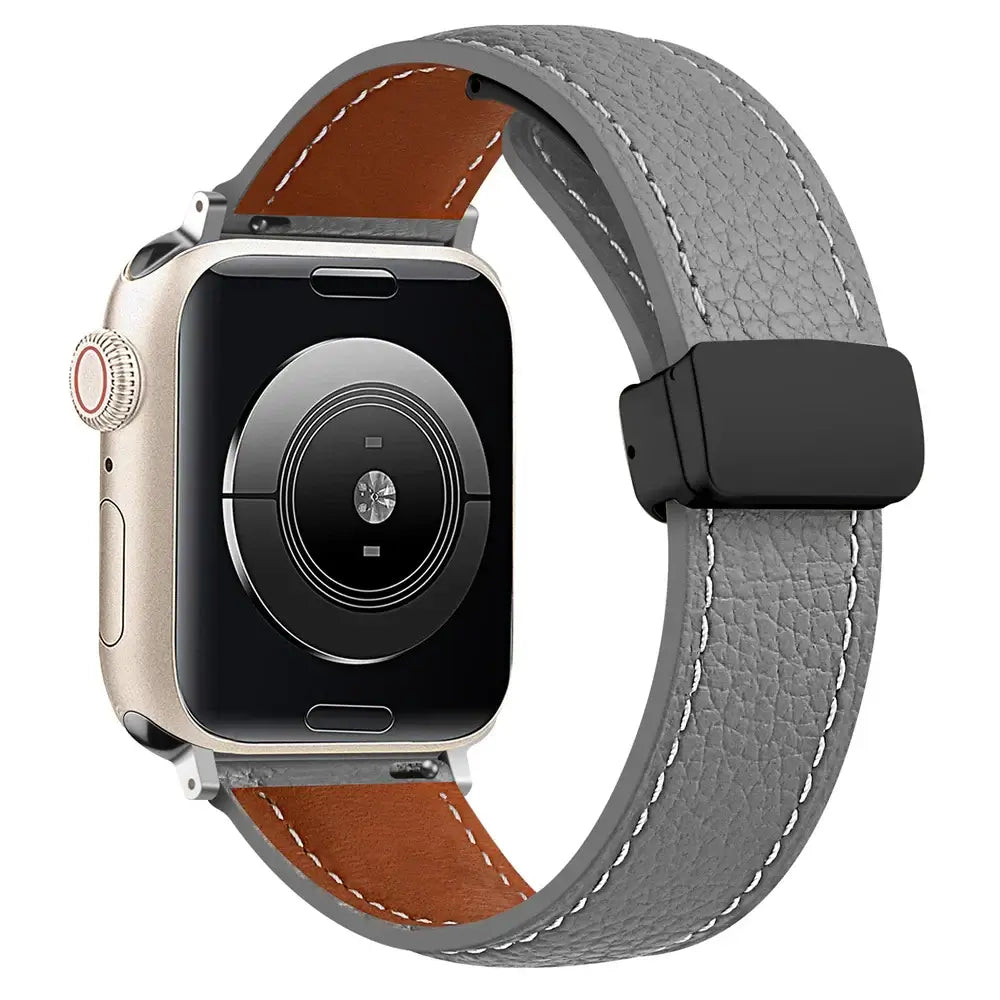 Apple Watch Leather Band - Premium Stylish Strap with Buckle BandsCo Straps