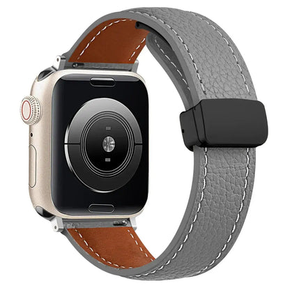 Apple Watch Leather Band - Premium Stylish Strap with Buckle BandsCo Straps