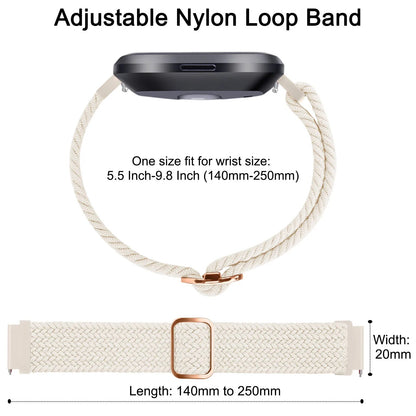 Elastic Nylon Fitbit Versa & Sense Bands BandsCo Straps