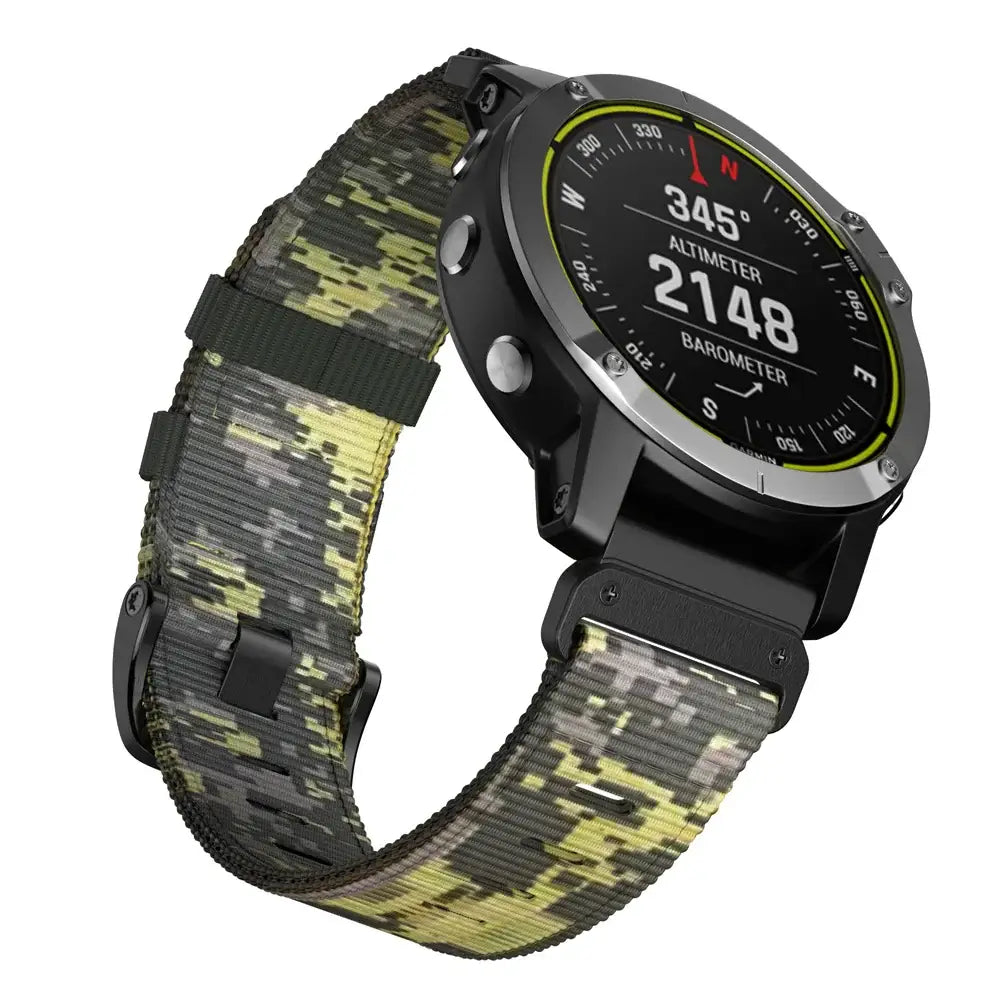 Garmin Tactical Nylon Strap - Durable QuickFit Band BandsCo Straps
