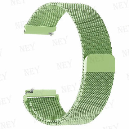 Amazfit Milanese Loop Band Stainless Steel Smartwatch Strap Metal Bracelet BandsCo Straps