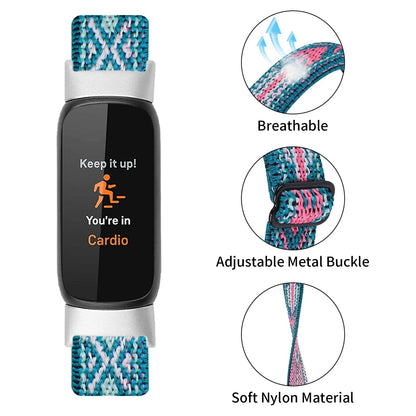 Fitbit Luxe Nylon Elastic Band - Soft Breathable Strap BandsCo Straps