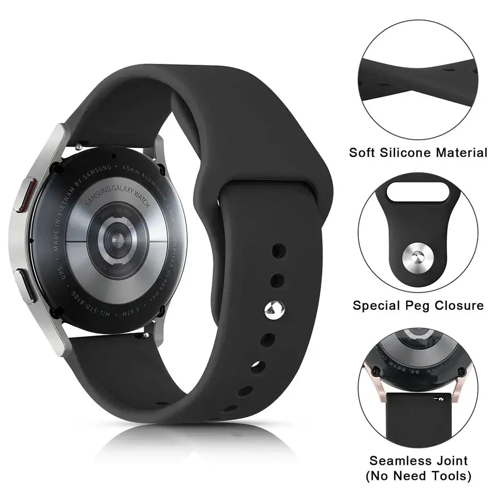 Amazfit Band Silicone Replacement for Smartwatch Comfort Fit BandsCo Straps