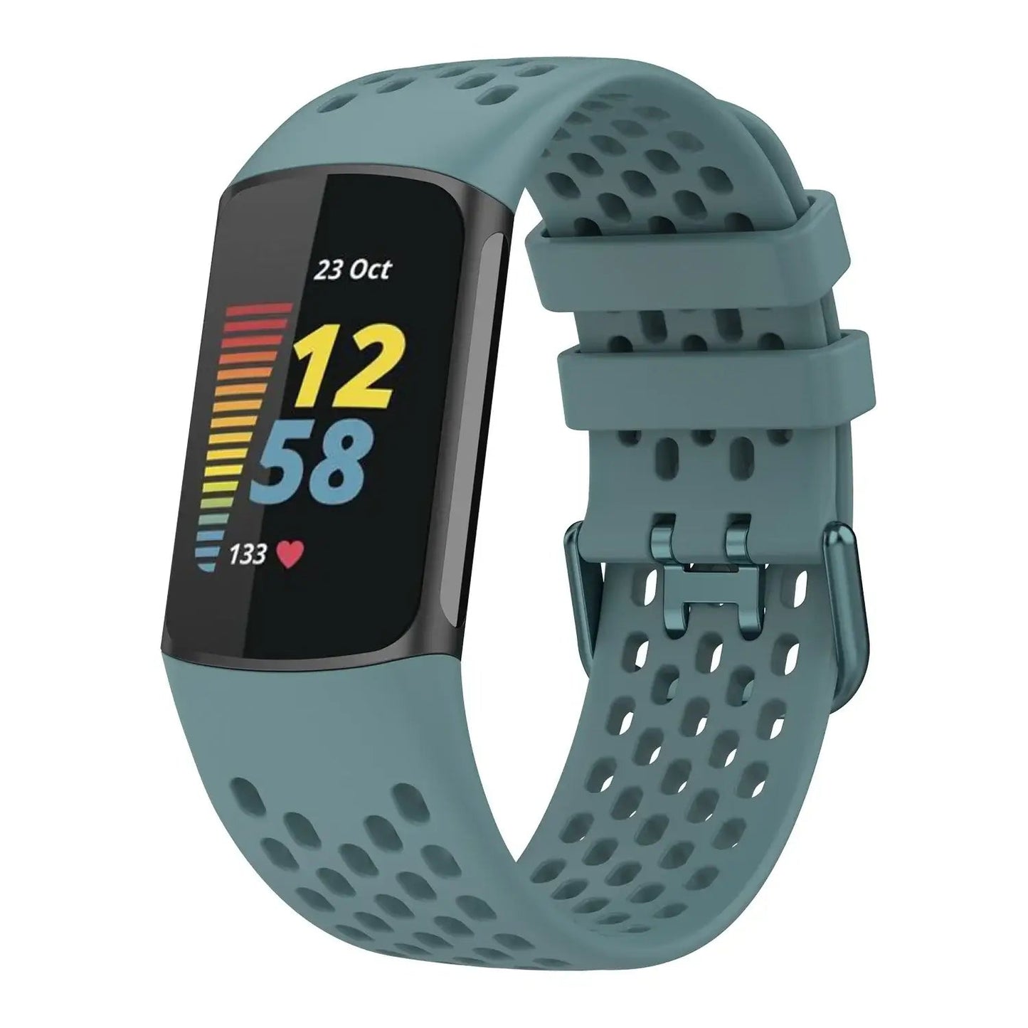 Fitbit Charge 5 6 Silicone Band - Soft Flexible Waterproof BandsCo Straps