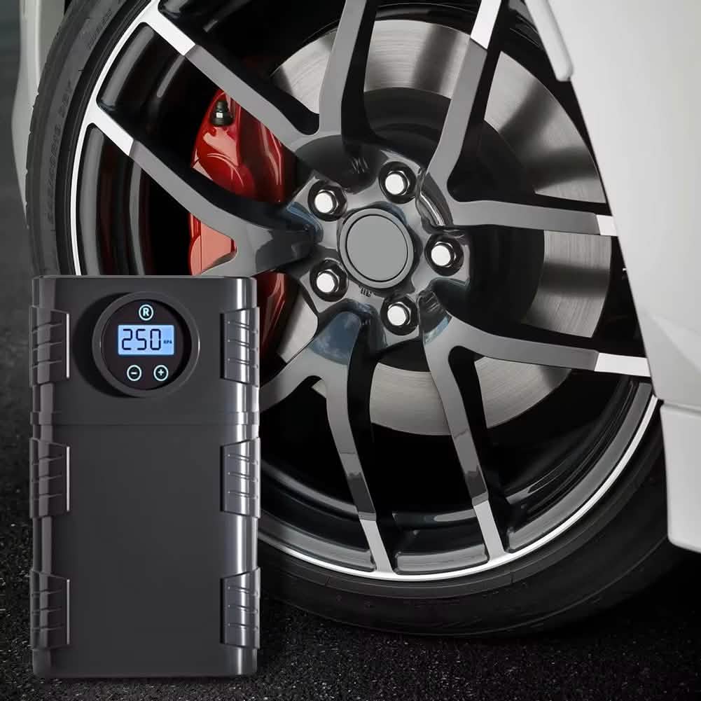 Portable 120 PSI Cordless Air Compressor – Tire Inflator for Car, Bike & Motorcycle DailySale