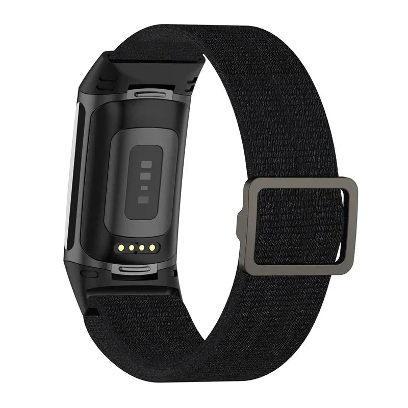 Fitbit Charge 5 6 Elastic Nylon Loop Band - Soft Strap BandsCo Straps