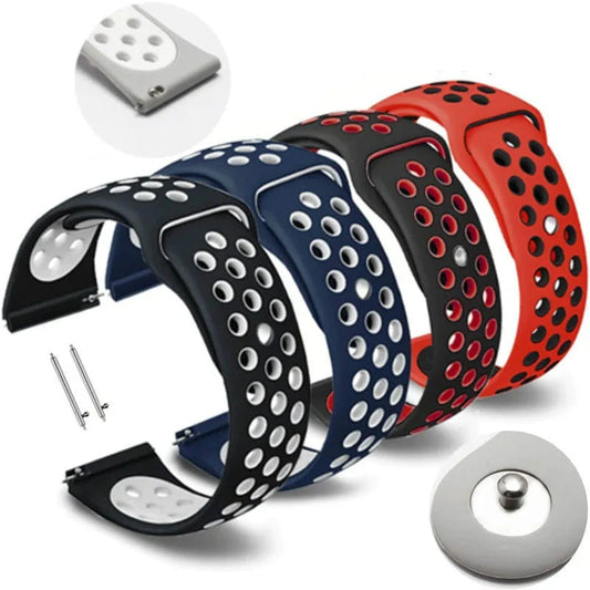 Polar Watch Band Silicone Replacement Strap Unisex Buckle BandsCo Straps