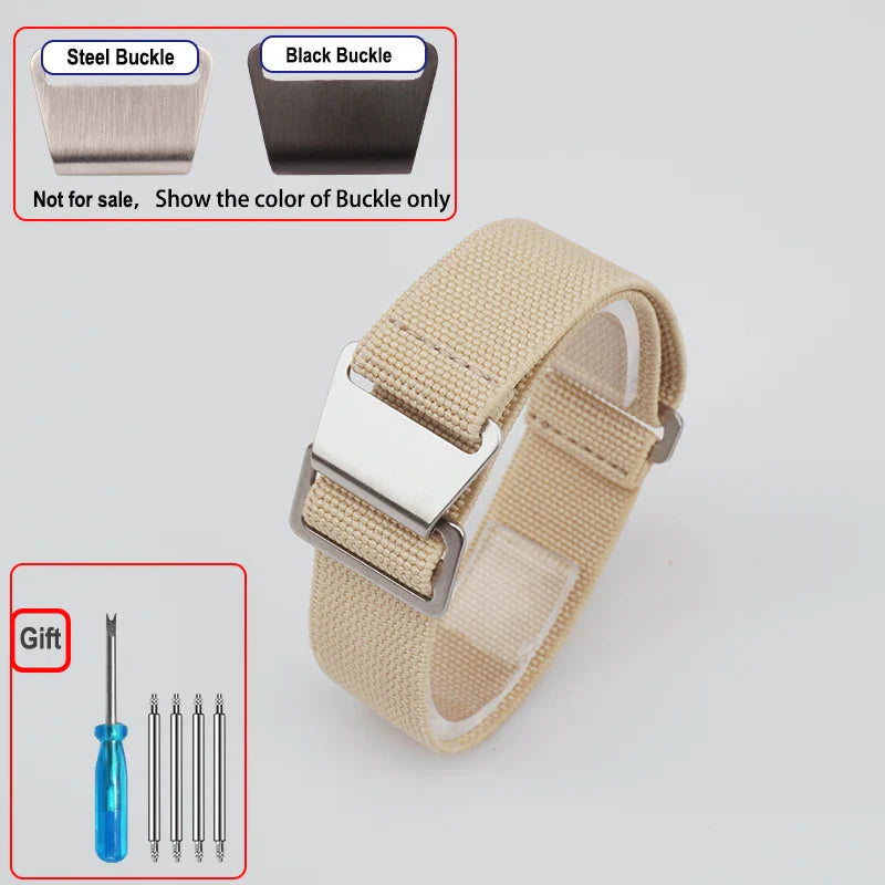 COROS Elastic Nylon Watch Band Universal Fit Parachute Style BandsCo Straps