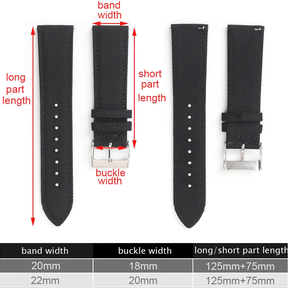 OnePlus Smartwatch Nylon Quick Release Sport Watch Band Men Women BandsCo Straps