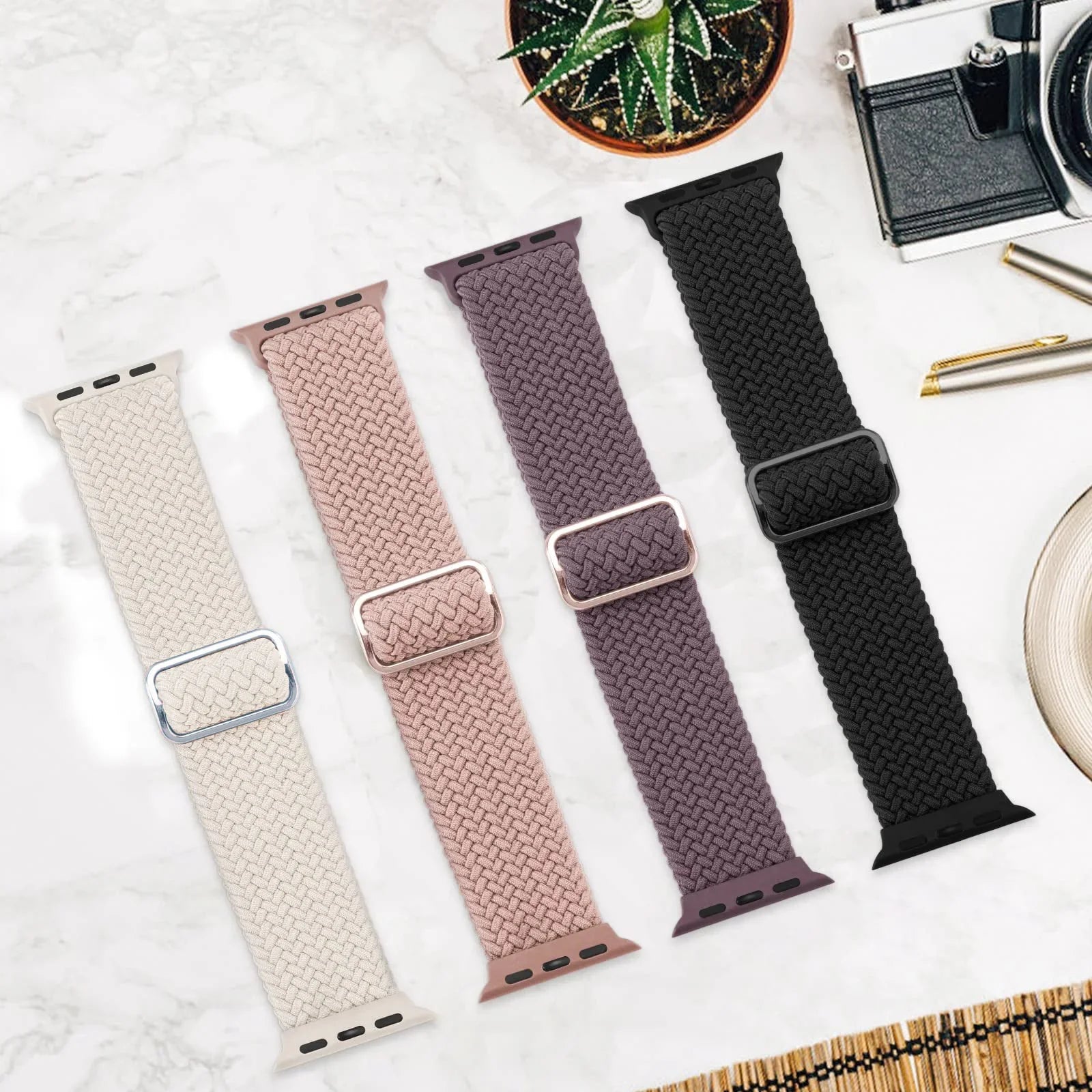 Apple Watch Braided Strap - Soft Elastic Nylon Band BandsCo Straps
