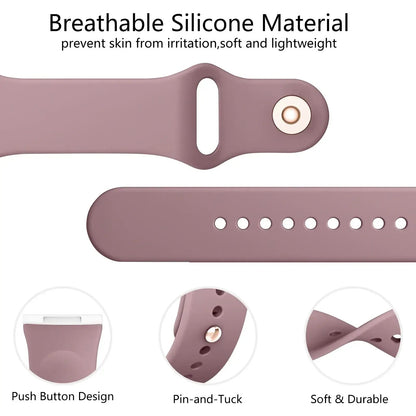 Fitbit Versa & Sense Silicone Strap - Soft Waterproof Design BandsCo Straps