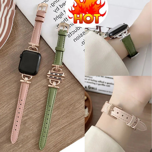 Apple Watch Genuine Leather Strap - Classic Durable Design BandsCo Straps