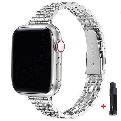 Apple Watch Stainless Steel Band - Sleek Durable Style BandsCo Straps