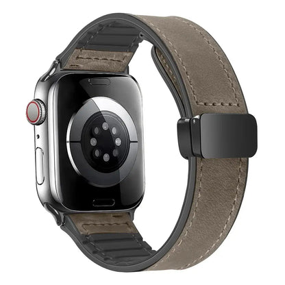 Apple Watch Genuine Leather Band - Stylish Magnetic Strap BandsCo Straps