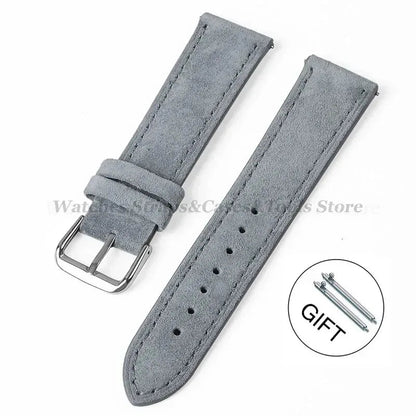 COROS Suede Leather Watch Band for COROS Smartwatch Unisex Comfort Strap BandsCo Straps
