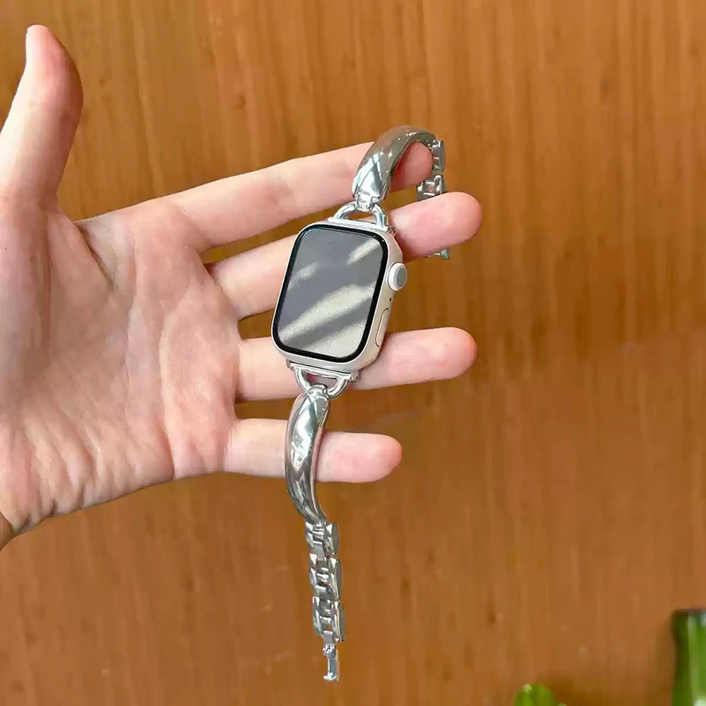 Polished Bangle Cuff Strap for Apple Watch Wristwatchstraps.co