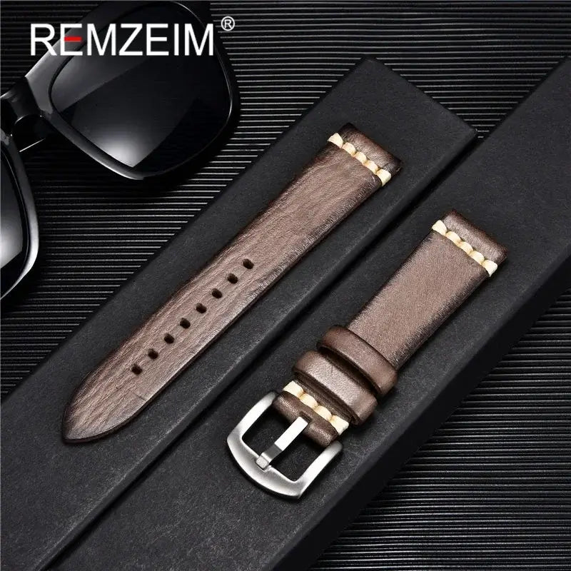 Ticwatch Leather Band - Premium, Elegant, Classic Design BandsCo Straps