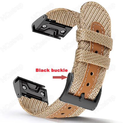 Garmin Sport Nylon Strap - Breathable Comfortable Design BandsCo Straps