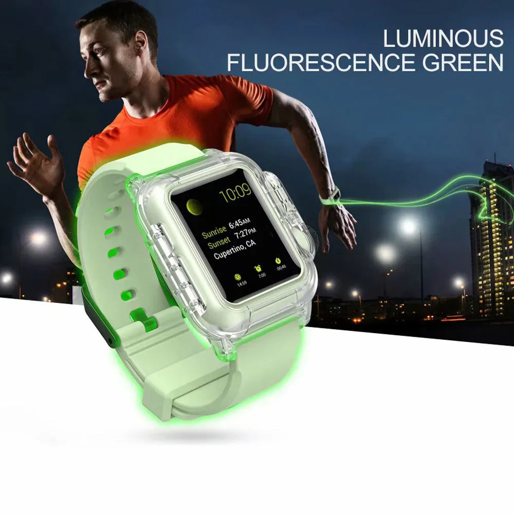 Apple Watch Silicone Strap - Waterproof Luminous Design BandsCo Straps