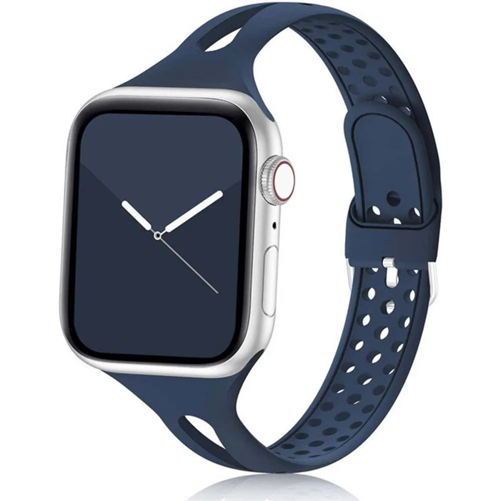 Apple Watch Silicone Strap - Soft Flexible Breathable Band BandsCo Straps