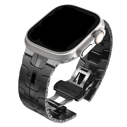 Stainless Steel Link Bracelet Band for Apple Watch - Wristwatchstraps.co