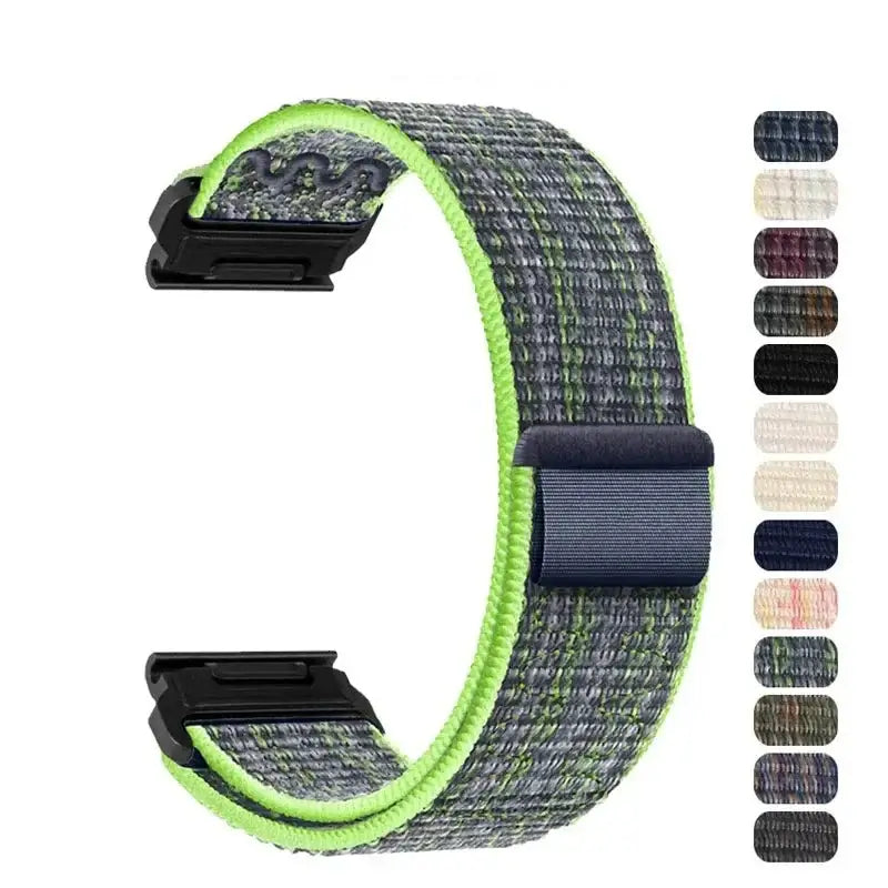 Garmin Nylon Velcro Strap - QuickFit Breathable Design BandsCo Straps