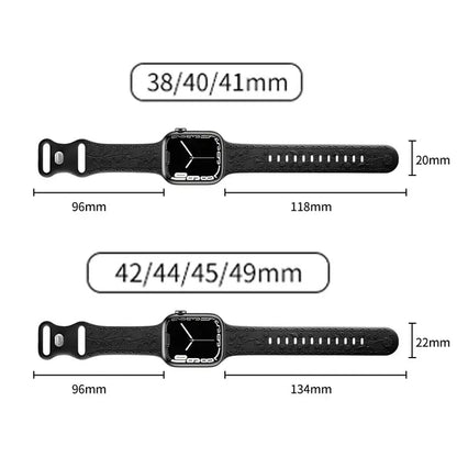 Apple Watch Silicone Band - Floral Engraved - Stylish Design BandsCo Straps