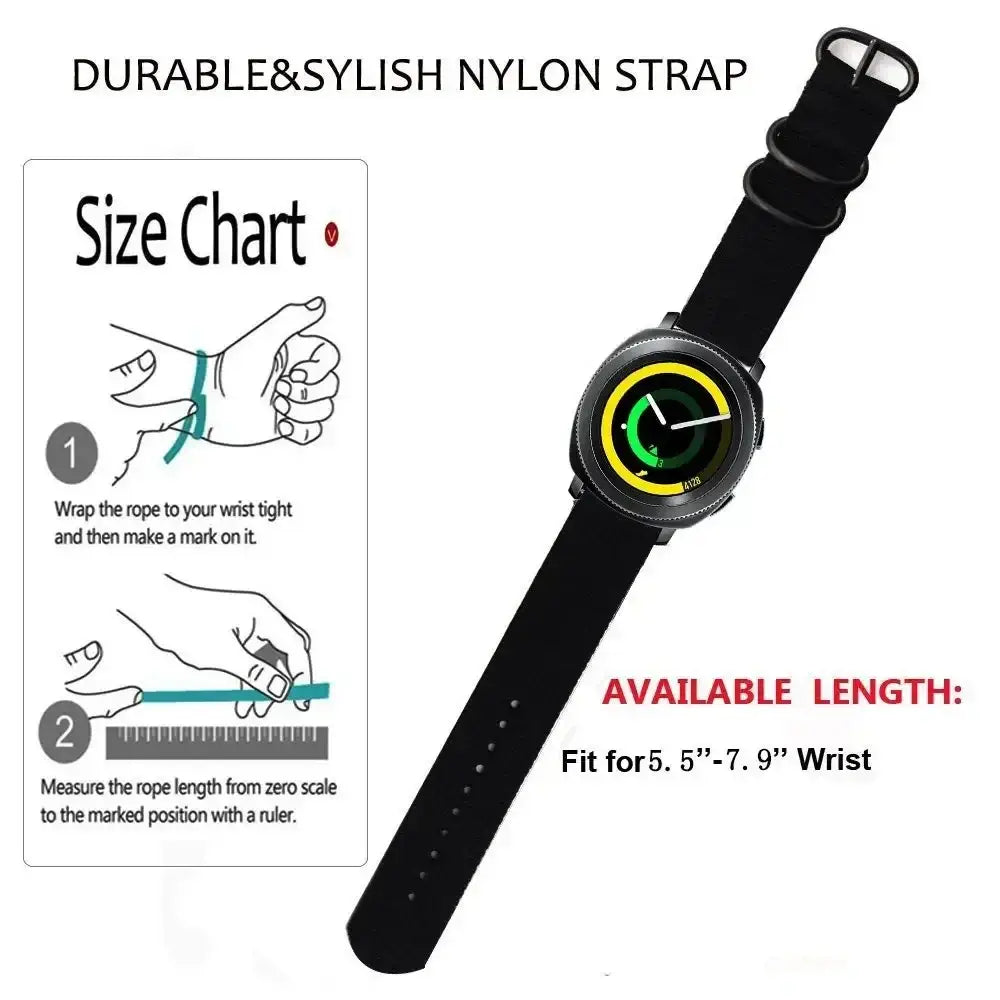 Amazfit Nylon Watch Bands - Sport Strap, Durable Fabric Band, Universal Fit BandsCo Straps