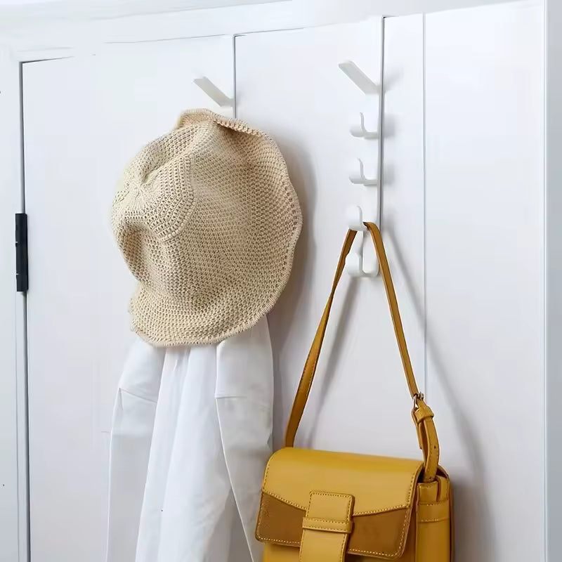 4-Hook Over-the-Door Adjustable Clothing & Bag Organizer DailySale
