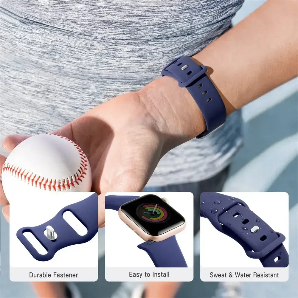 Apple Watch Silicone Band - Soft Waterproof Flexible Strap BandsCo Straps