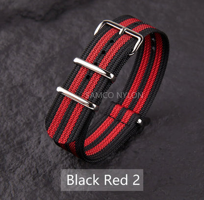 COROS Nylon Ribbed Watch Band For Smartwatch - Military Washable Strap BandsCo Straps