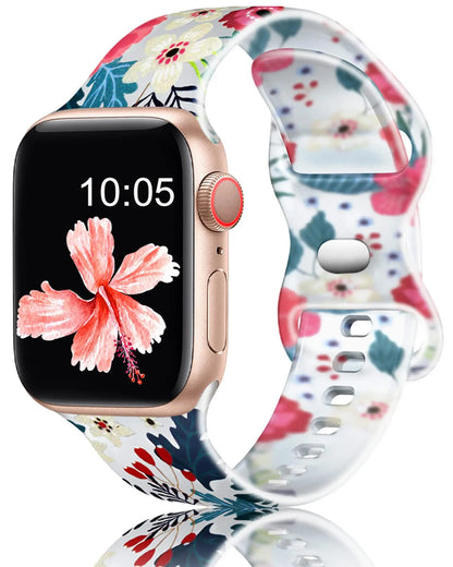 Sublimation Print Silicone Straps for Apple Watch - Wristwatchstraps.co