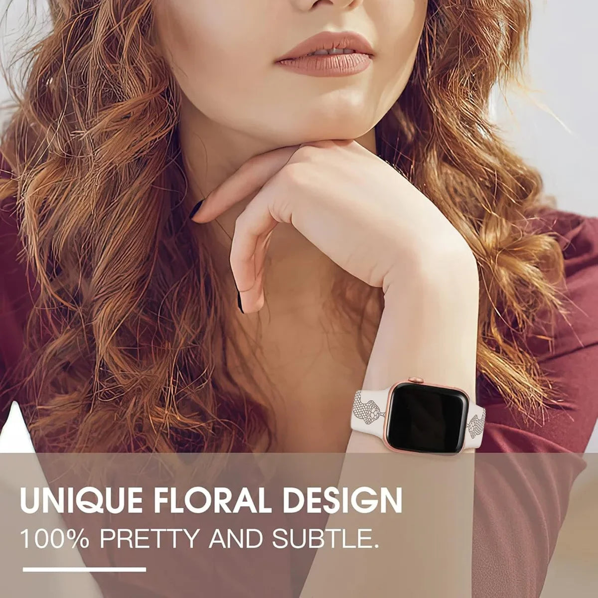 Engraved Snake Silicone Sport Band for Apple Watch - Soft Serpent Design Strap Wristwatchstraps.co