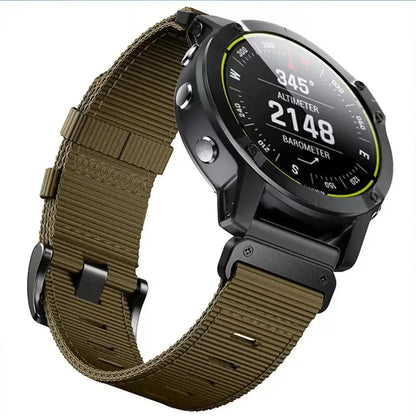 Garmin Tactical Nylon Strap - Durable QuickFit Band BandsCo Straps