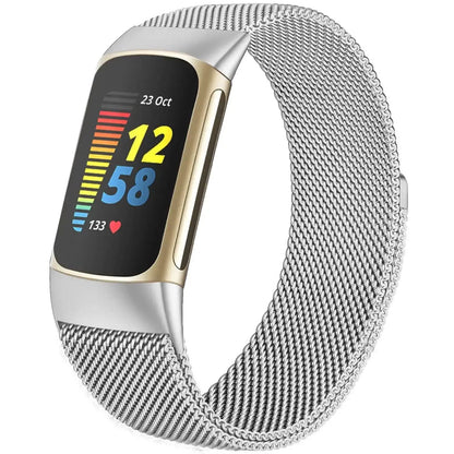 Fitbit Charge 5 6 Stainless Steel Magnetic Band - Stylish Durable BandsCo Straps
