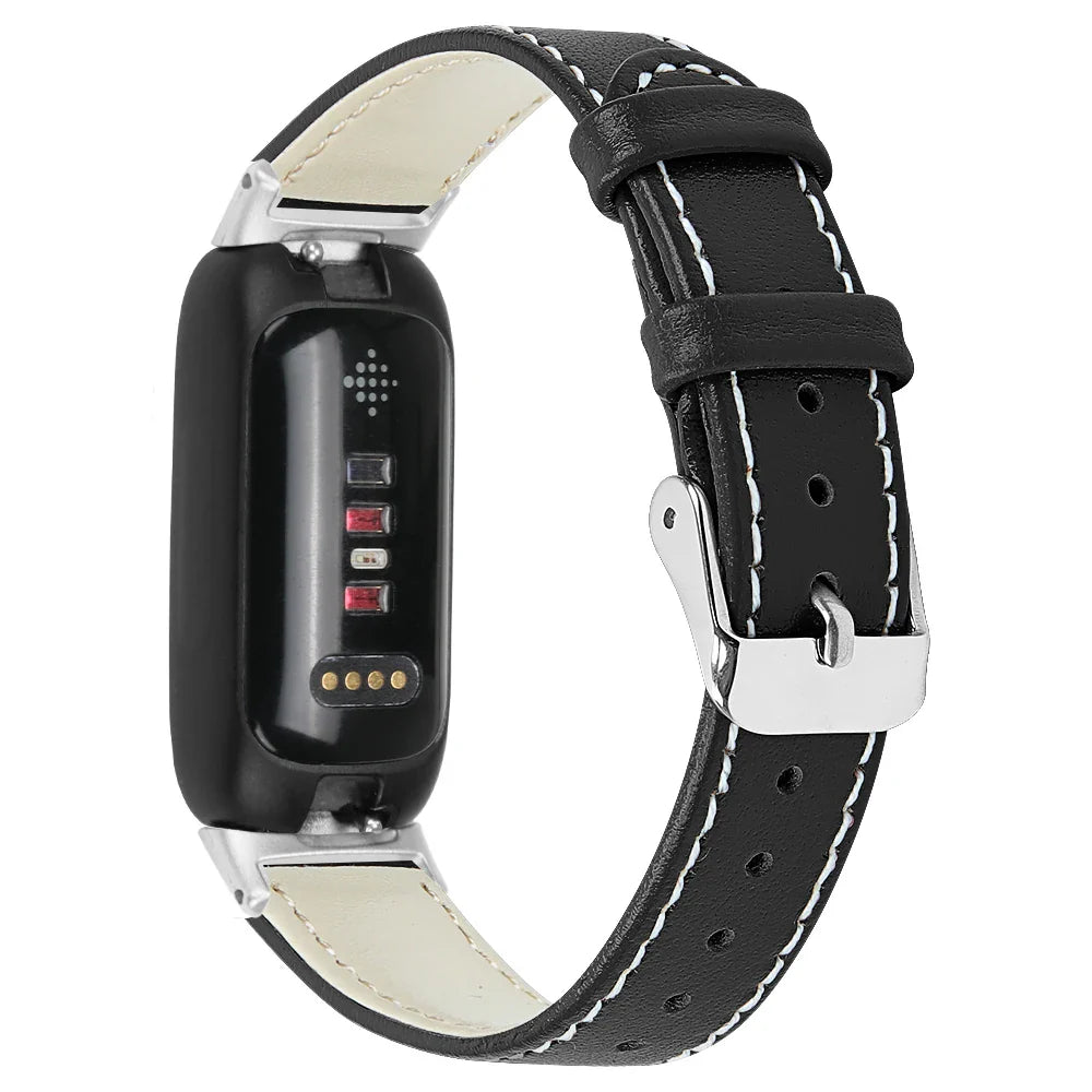 Fitbit Inspire 3 Leather Band - Stylish and Breathable Strap BandsCo Straps