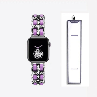 Apple Watch Stainless Steel Strap - Luxury Chain Design BandsCo Straps