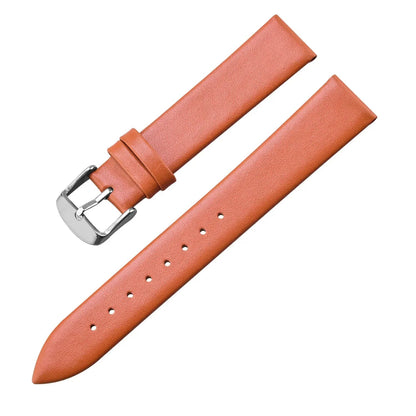 Amazfit Leather Band for Smartwatch Calf Leather with Silver Buckle BandsCo Straps