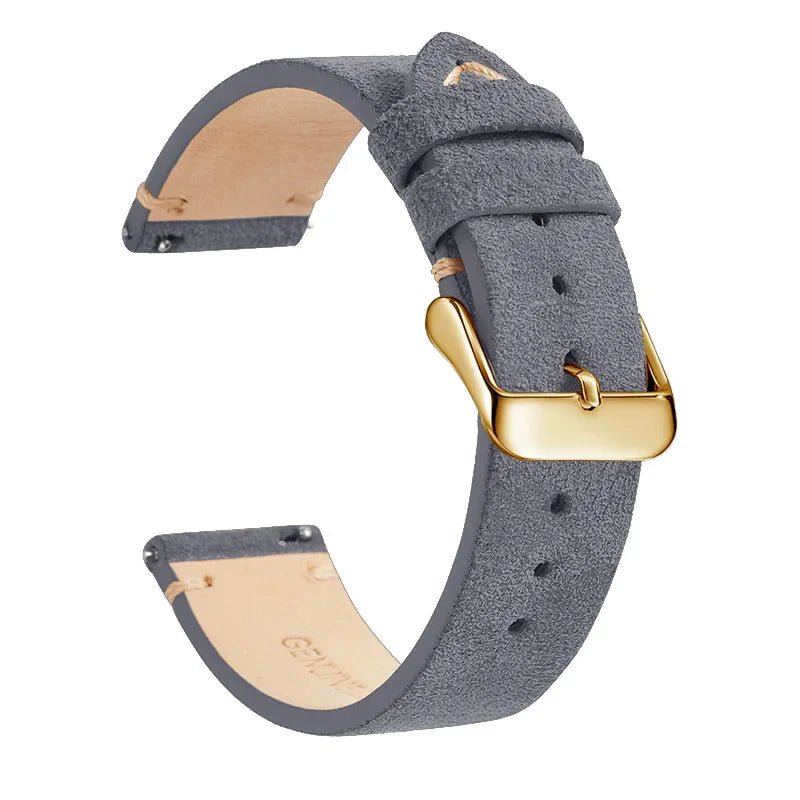 Polar Leather Watch Band Quick Release Genuine Cowhide Unisex BandsCo Straps