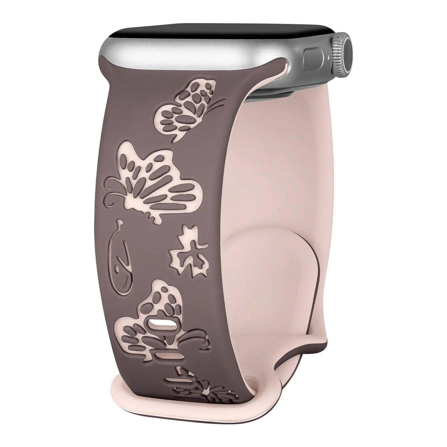 Apple Watch Engraved Silicone Strap - Comfortable Waterproof Band BandsCo Straps