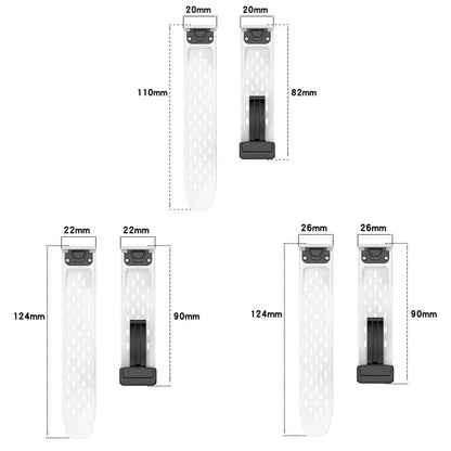 Garmin Silicone Band - Breathable QuickFit Strap BandsCo Straps