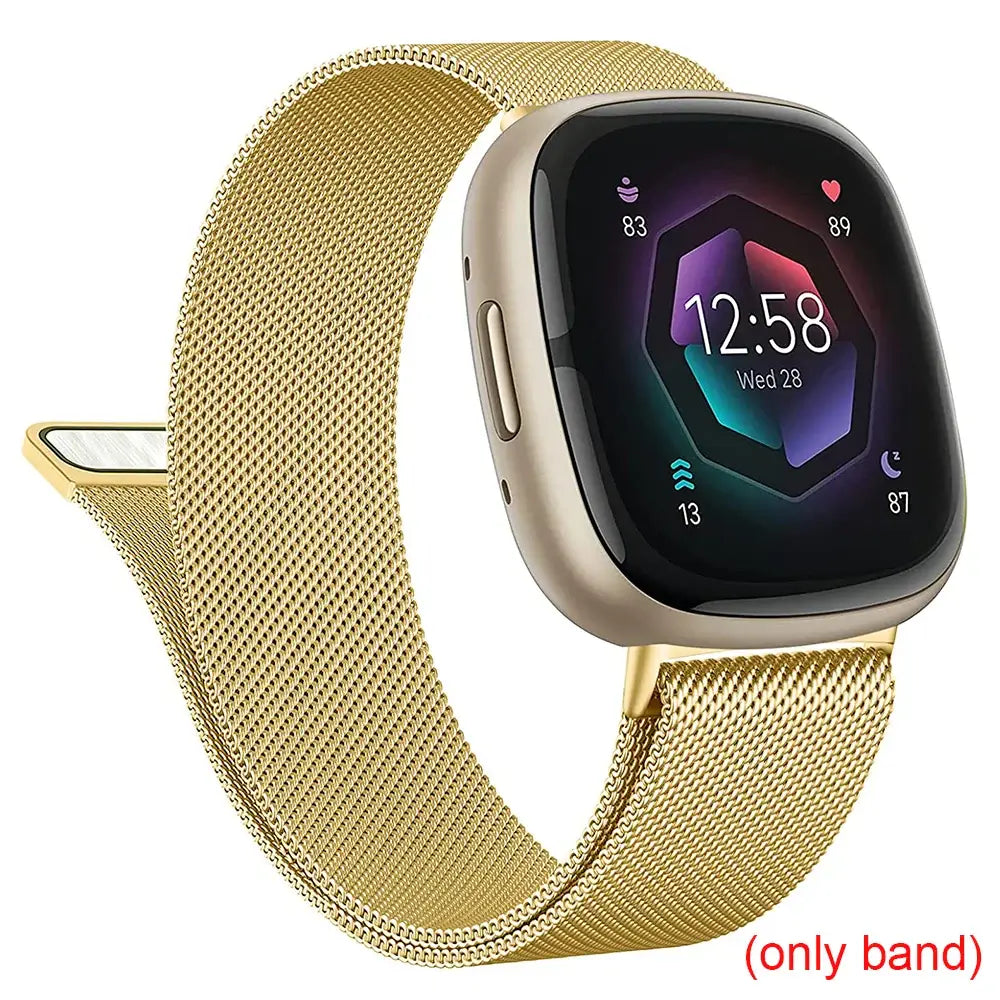 Fitbit Versa & Sense Magnetic Steel Band - Elegant Design BandsCo Straps