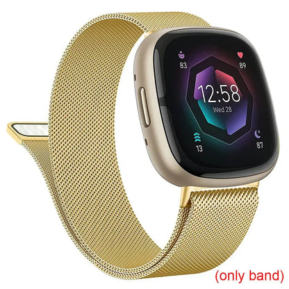 Fitbit Versa & Sense Magnetic Steel Band - Elegant Design BandsCo Straps