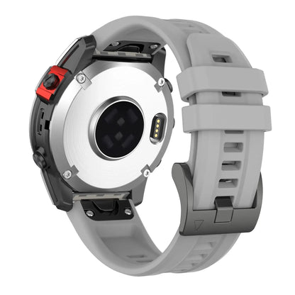 Garmin QuickFit 20/22/26mm Silicone Band with Double Keepers BandsCo Straps