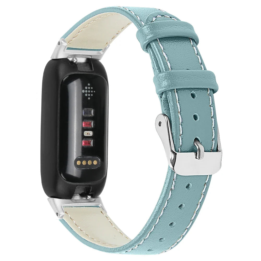 Fitbit Inspire 3 Leather Band - Stylish and Breathable Strap BandsCo Straps